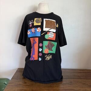 Wonka Graphic T-Shirt Black Size Large